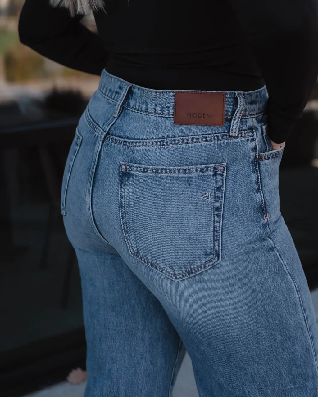 Motivated High Rise Wide Leg Jeans