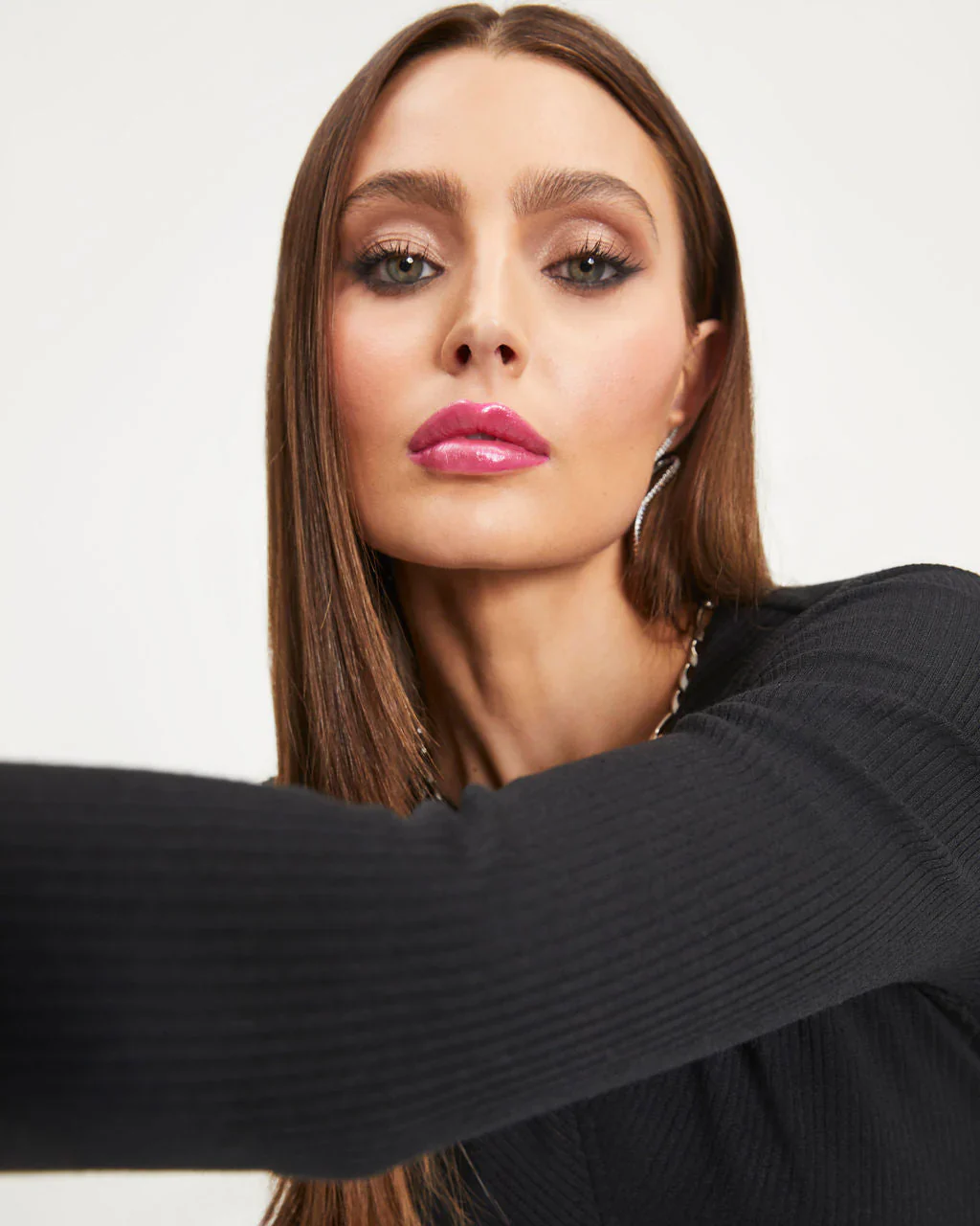 Peyton Ribbed Cutout Midi Dress